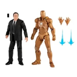 Hasbro Marvel Legends Series 6" Happy Hogan and Iron Man Mark 21 Action Figure 2 Pack