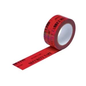 Tamper Evident Security Tape 48mm x 50m OPENVOID Red
