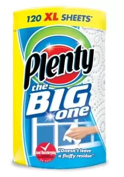 Plenty Large Kitchen Towel 100 Sheets 2 Ply