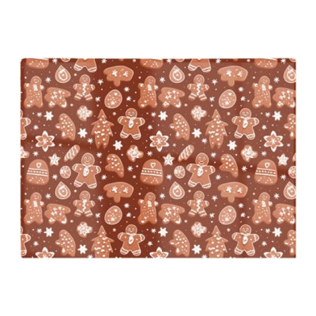 Warren Reed Designer Gingerbread Cookies Glass Chopping Board