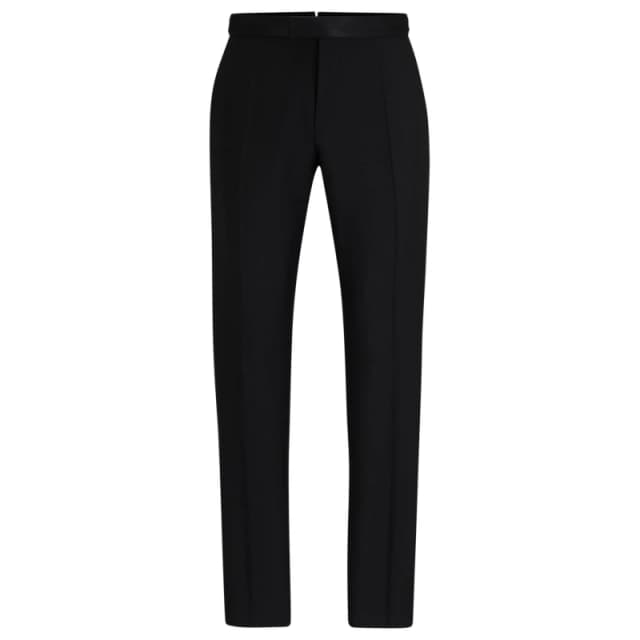 Boss Mens Gee Tux Camel Suit Trousers Black 001 male 48