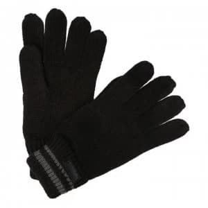 Regatta Balton II Knitted Gloves - Blk/Asteroid