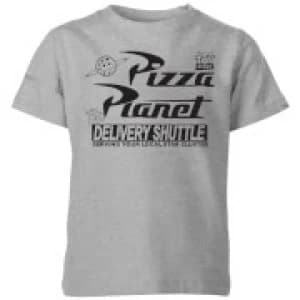 Toy Story Pizza Planet Logo Kids T-Shirt - Grey - 11-12 Years