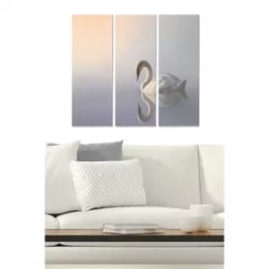 MDF3161142 Multicolor Decorative MDF Painting (3 Pieces)