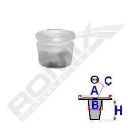 ROMIX Clip, trim-/protection strip MERCEDES-BENZ C60437 0019887781,A0019887781