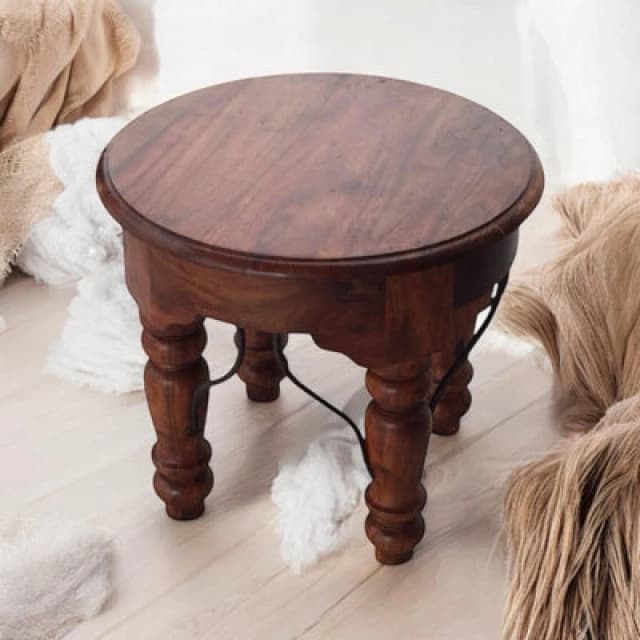 MSL 60CM WOODEN ROUND TABLE