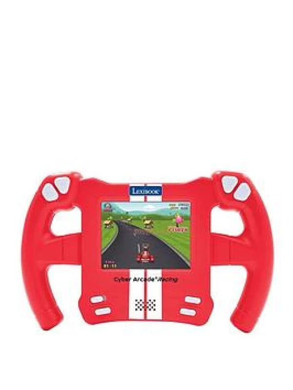 RockJam Lexibook Racing Game Console W 30 Games, Red JL3150