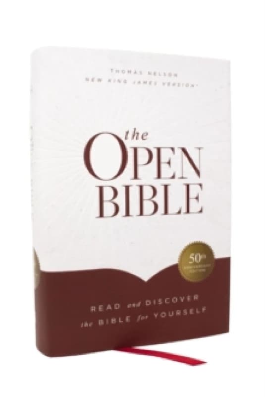 The Open Bible: Read and Discover the Bible for Yourself (NKJV, Hardcover, Red Letter, Comfort Print) Hardback