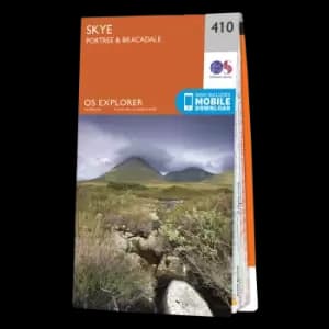 Map of Skye - Portree & Bracadale