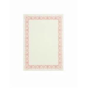 Certificate Papers A4 with Foil Seals 90gsm Red Wave Pack of 30