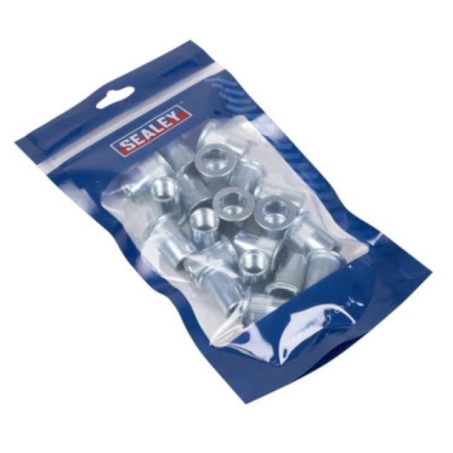 Sealey Splined Rivet Nut Threaded Inserts TISM12 Size: M12 Thread