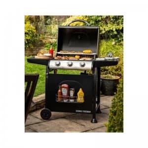 George Foreman Gas 3 Burner BBQ