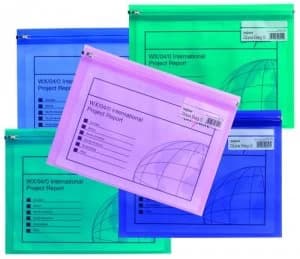 Snopake Zippa Bag S Electra A5 Astd PK25