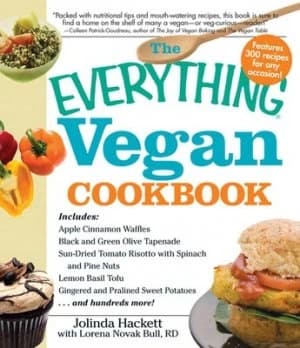 The Everything Vegan Cookbook by Jolinda Hackett Book