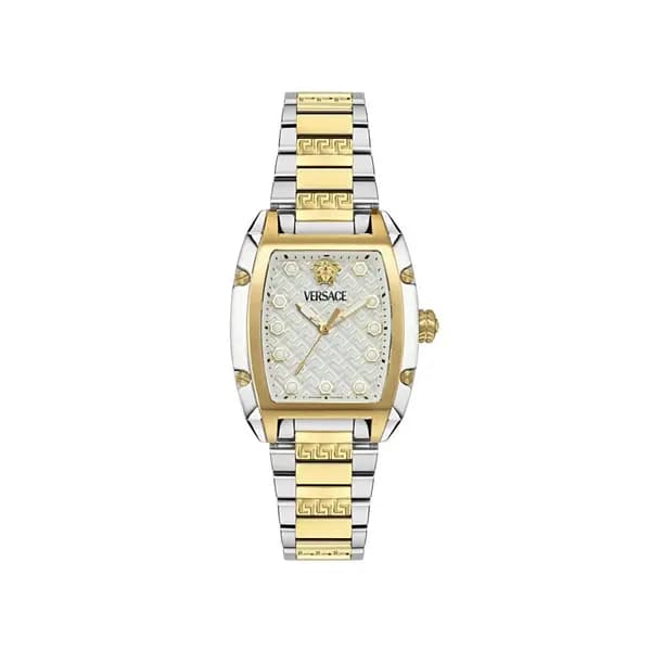 Versace Watches Dominus White-Silver Sapphire Watch VE8K00424
