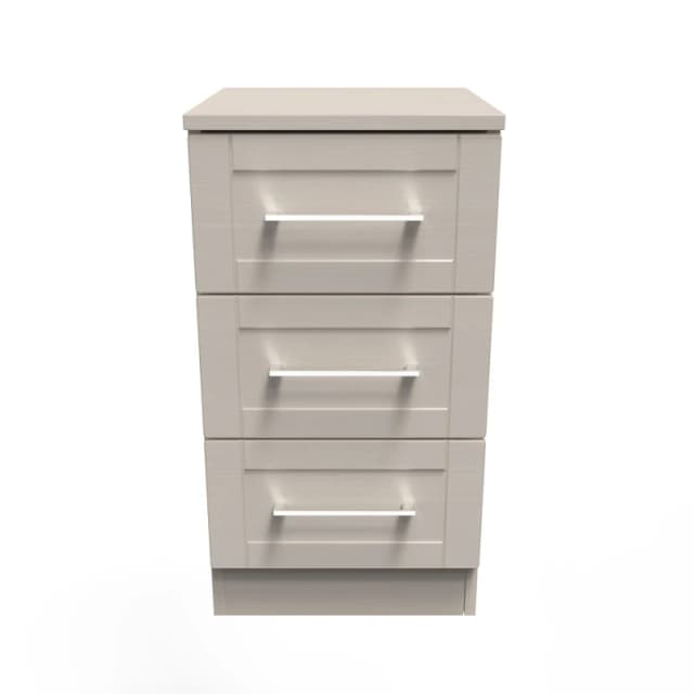 Ripon 3 Drawer Bedside Cabinet In Kashmir Ash (Ready Assembled)