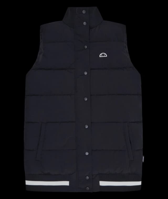 Ellesse Womens Matsson Gilet in Black Size: 8 Black Female 8
