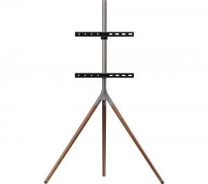 ONE FOR ALL WM 7471 420 mm TV Stand with Bracket - Walnut & Gun Metal Grey