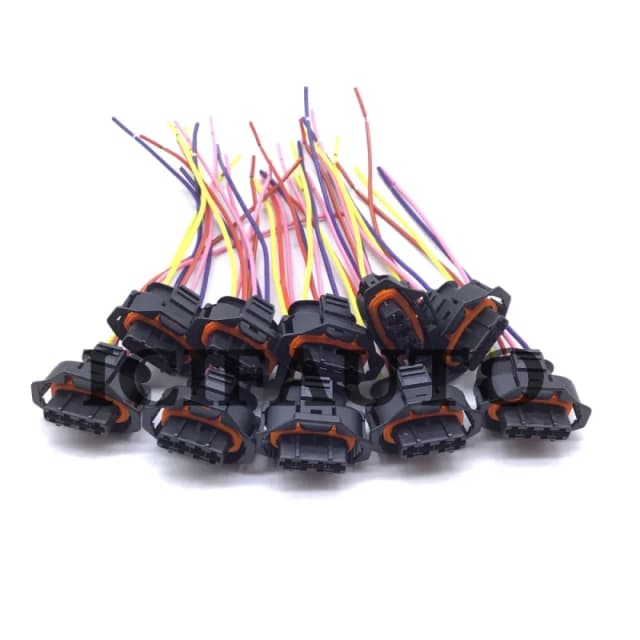 10 x Connector Harness of Intake Air Boost Pressure Sensor 0281002576 for Cummins Kamaz Volvo Ford 0281 002 576 / 0281002743