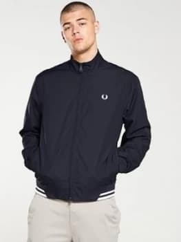 Fred Perry Twin Tipped Sports Jacket - Navy Size M Men