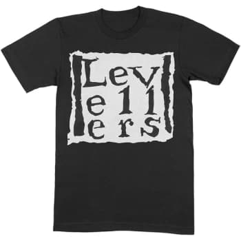 Levellers - Classic Logo Unisex Large T-Shirt - Black