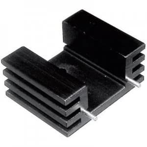 Fin heat sink 12.5 CW L x W x H 25 x 32 x 20 mm TO 220 ASSMAN