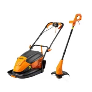 LawnMaster MEH1533 COMBO 33cm 1500W Hover Collect Grass Trimmer and Lawnmower