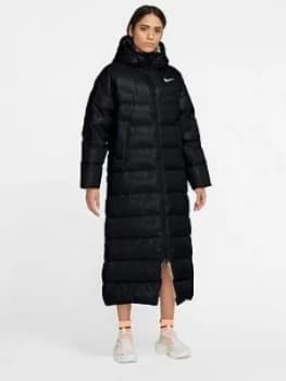 Nike NSW Down Parka - Black, Size XS, Women