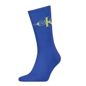 Calvin Klein Rib Socks 1 Pack Mens - Blue