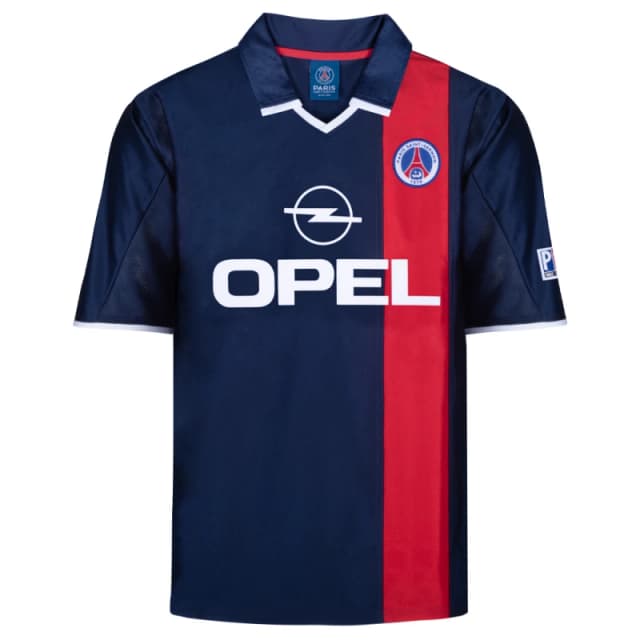 Score Draw Paris St Germain 2001 Home Retro Shirt PSG01HPYSS-S S Mens Sportswear