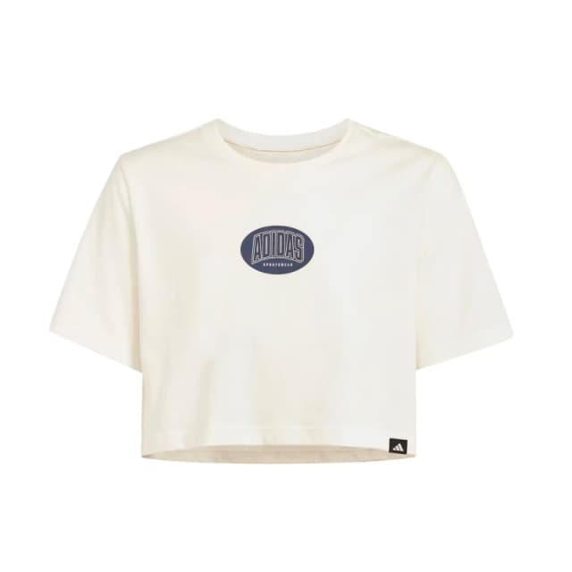 Adidas Girl's short T-Shirt adidas Stadium Graphic Blanc Female 13/14 years