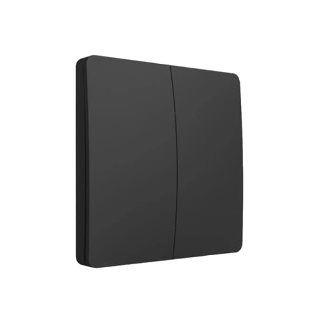 Ener-J 2 Gang Wireless Kinetic Switch Dimmable/Non Dimmable (black body) 21473AWUK