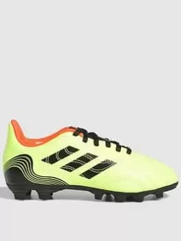 adidas JUNIOR COPA 20.4 FIRM GROUND FOOTBALL BOOT, Yellow, Size 10