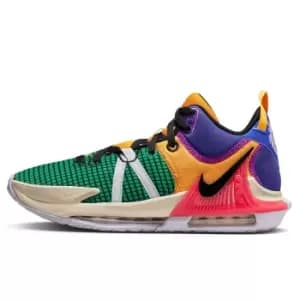 Nike Lebron Witness 7 I Promise, Vivid Purple/Black-Sea Coral, size: 10, Male, Basketball Performance, DM1123-501