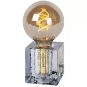 Lucide GELKA - Table Lamp - 1xE27 - Smoke Grey