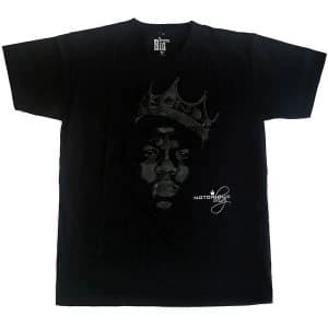 Biggie Smalls - Green Crown Unisex Large T-Shirt - Black