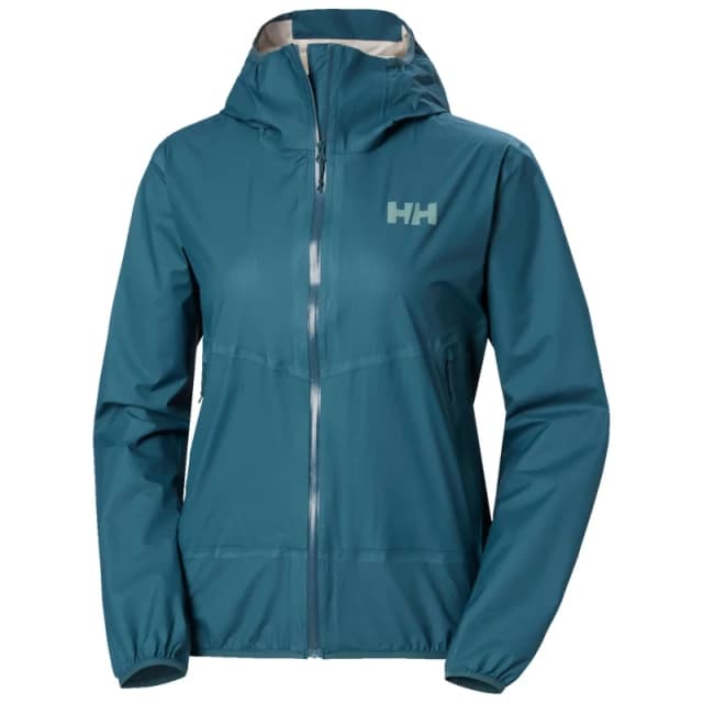 Womens waterproof jacket Helly Hansen Verglas 2.5L Fastpack Vert Female XL