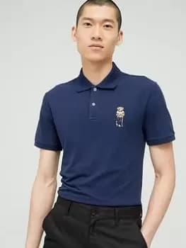 Polo Ralph Lauren Golf Ralph Lauren Golf Bear Polo, Navy Size M Men