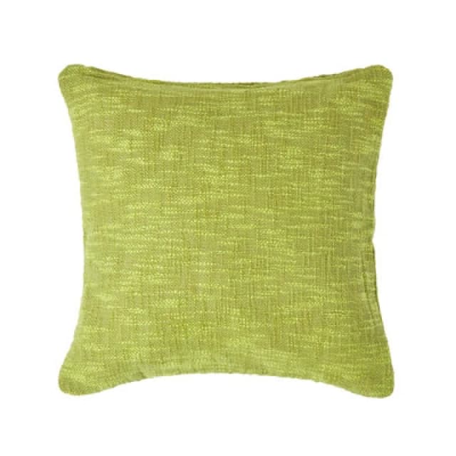 Homescapes Nirvana Cotton Green Cushion Cover, 45 X 45 Cm
