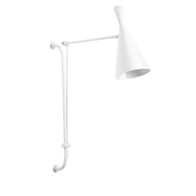 Beliani Wall Lamp Marisa Adjustable Metal White