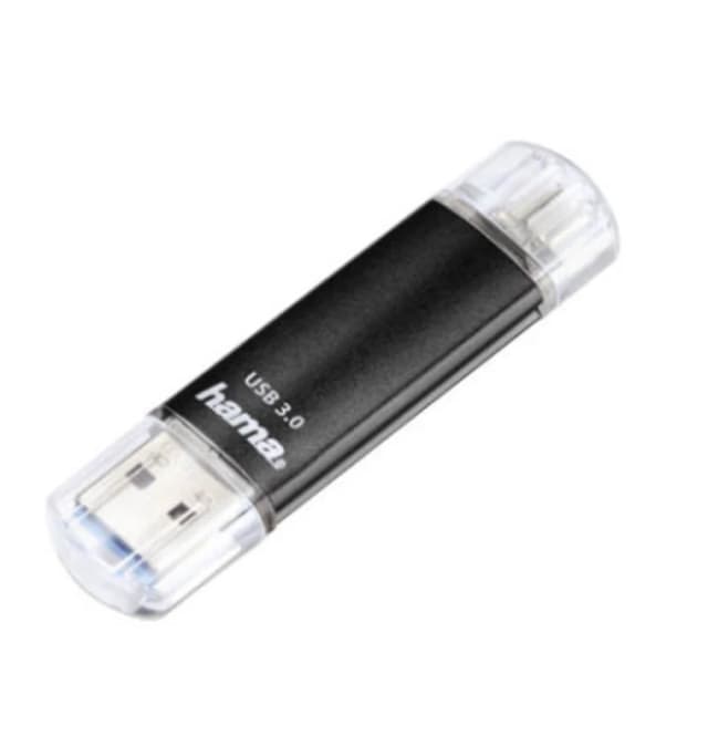 Hama Hama FlashPen Laeta Twin USB smartphone/tablet extra memory Black 32GB USB 3.2 1st Gen (USB 3.0), Micro USB 2.0 123999
