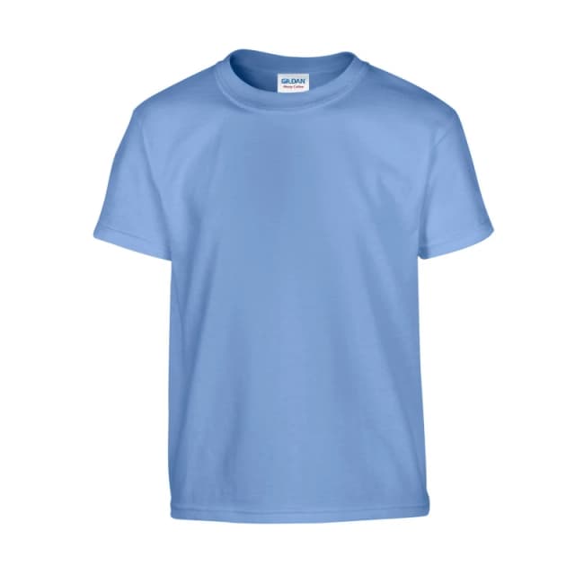 Gildan Plain Cotton Heavy T-Shirt in Duck Egg Blue Size: 12-13 Years Duck Egg Blue Unisex 12-13 Years