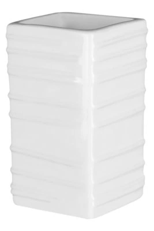 Premier Housewares White Ceramic Bathroom Tumbler White