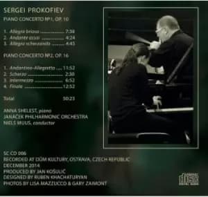 Prokofiev Piano Concertos 1 & 2 by Sergei Prokofiev CD Album