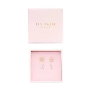 Ted Baker Moanny Pave Star Crescent Moon Multi Stud Earrings Gift Set