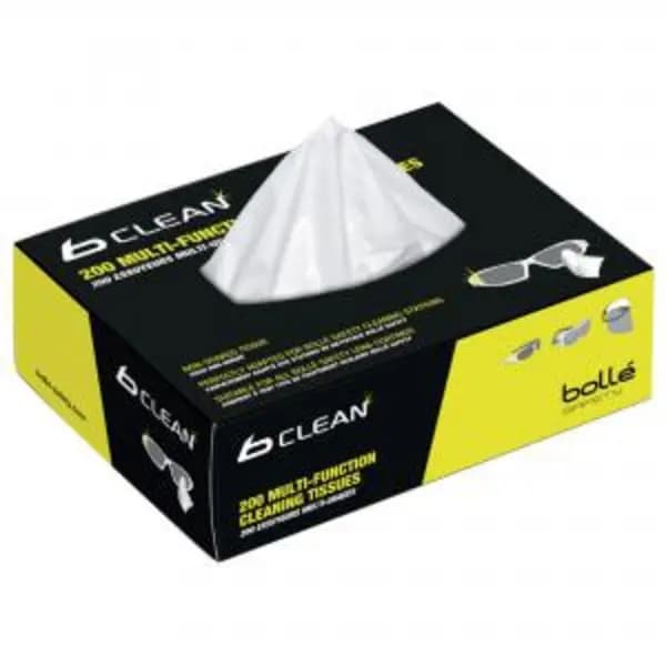 Bolle Safety B401 Box 200 Tissues For Bob600 BESWBOPACMPCT
