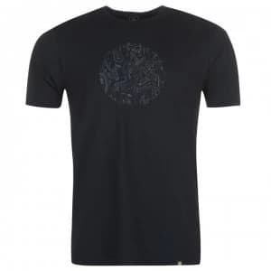 Pretty Green Logo T Shirt - Navy