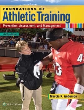 Foundations of Athletic Training by Marcia K Anderson Hardback