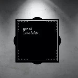 YSS-43 Black Decorative Wall Sticker