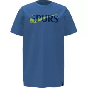 Nike Tottenham Swoosh T-Shirt Juniors - Blue